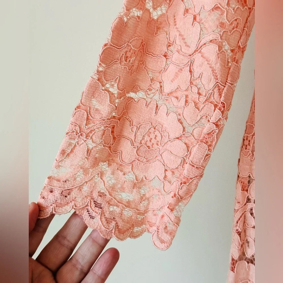 Vince Camuto Long Sleeve Lined Lace Shift Dress - NWT, Size 6 - Picture 5 of 14